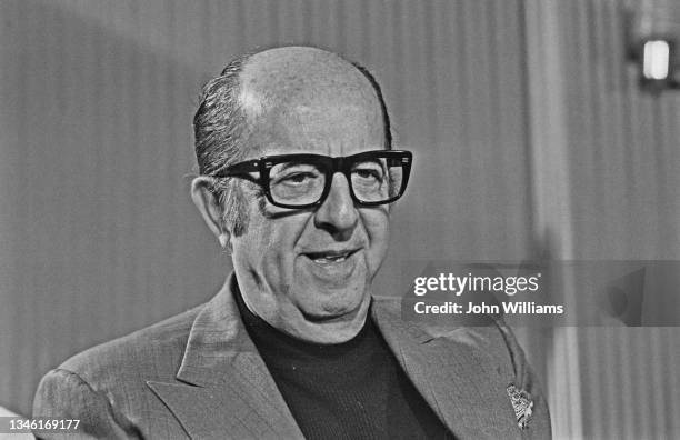 American actor and comedian Phil Silvers , UK, 11th February 1974.