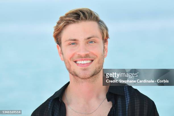 Jannik Schümann attends the "Sissi" photocall during the 4th Canneseries Festival on October 12th, 2021 in Cannes.