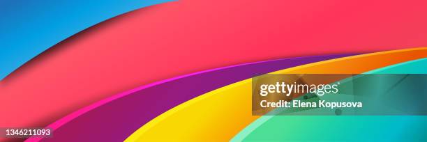 geometric gradient colored abstract background. - multi colored background stock illustrations