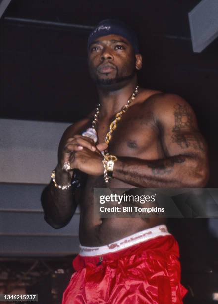 October 1997 MANDATORY CREDIT Bill Tompkins/Getty Images Naughty by Nature perform at the Gay Men's Health Center Aids-Dance-A-Thon event. October...