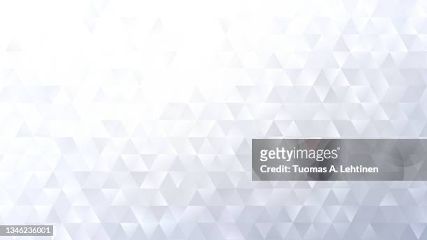 abstract light gray triangular shape background. - triangle pattern stock pictures, royalty-free photos & images