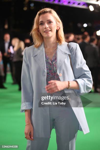 Charlotte Ritchie attends "The Phantom Of The Open" World Premiere during the 65th BFI London Film Festival at The Royal Festival Hall on October 12,...