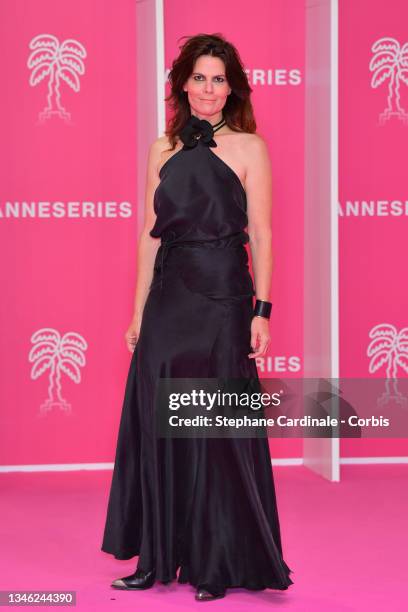 Sigal Avin attends the 4th Canneseries Festival - Day Five on October 12, 2021 in Cannes, France.