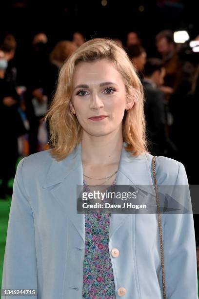 Charlotte Ritchie attends "The Phantom Of The Open" World Premiere during the 65th BFI London Film Festival at The Royal Festival Hall on October 12,...