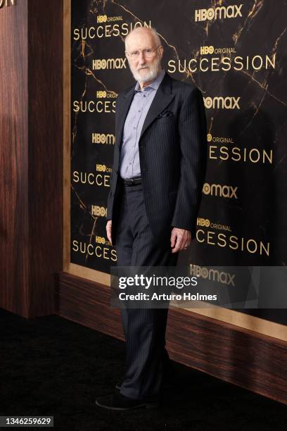 James Cromwell attends the HBO's "Succession" Season 3 Premiere at American Museum of Natural History on October 12, 2021 in New York City.