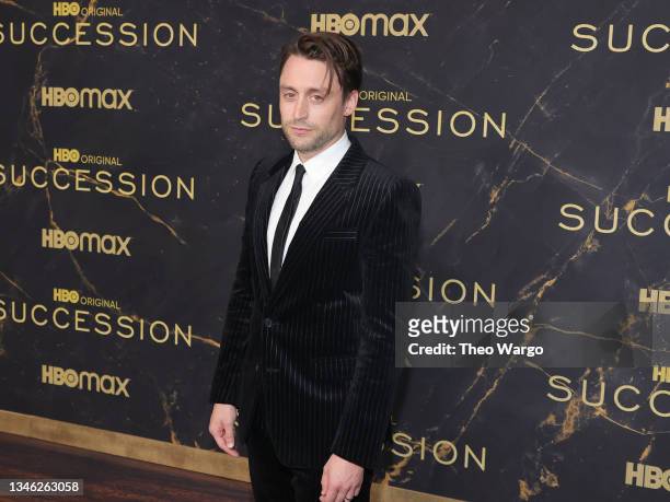 Kieran Culkin attends the HBO's "Succession" Season 3 Premiere at American Museum of Natural History on October 12, 2021 in New York City.