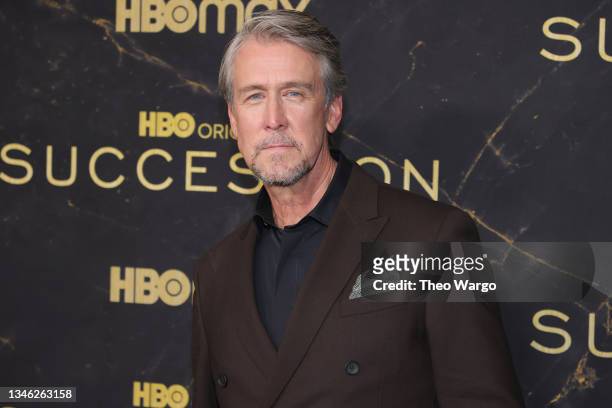 Alan Ruck attends the HBO's "Succession" Season 3 Premiere at American Museum of Natural History on October 12, 2021 in New York City.