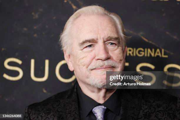 Brian Cox attends the HBO's "Succession" Season 3 Premiere at American Museum of Natural History on October 12, 2021 in New York City.