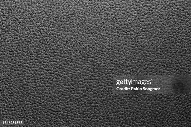close up black and gray leather and texture background. - rindsleder stock-fotos und bilder