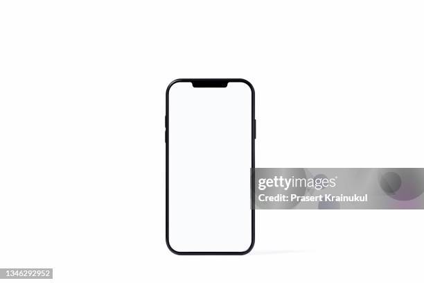 smartphone mockup blank screen - forgery stock pictures, royalty-free photos & images