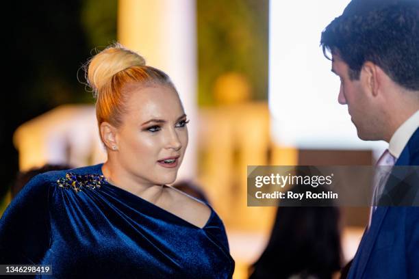Meghan McCain attends The Algemeiner's 8th annual J100 Gala on October 12, 2021 in Rockleigh, New Jersey.