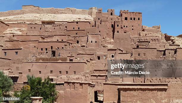 ait ben haddou - marrocos - marrocos stockfoto's en -beelden