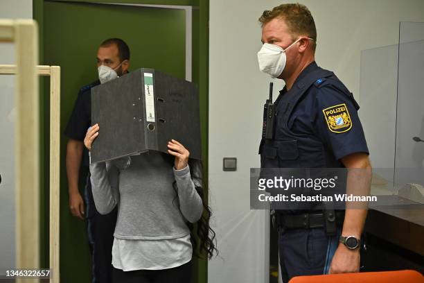 Jennifer W. Arrives for what is likely one of the last days of her trial over her responsibility in the death of a young Yazidi girl while Jennifer...