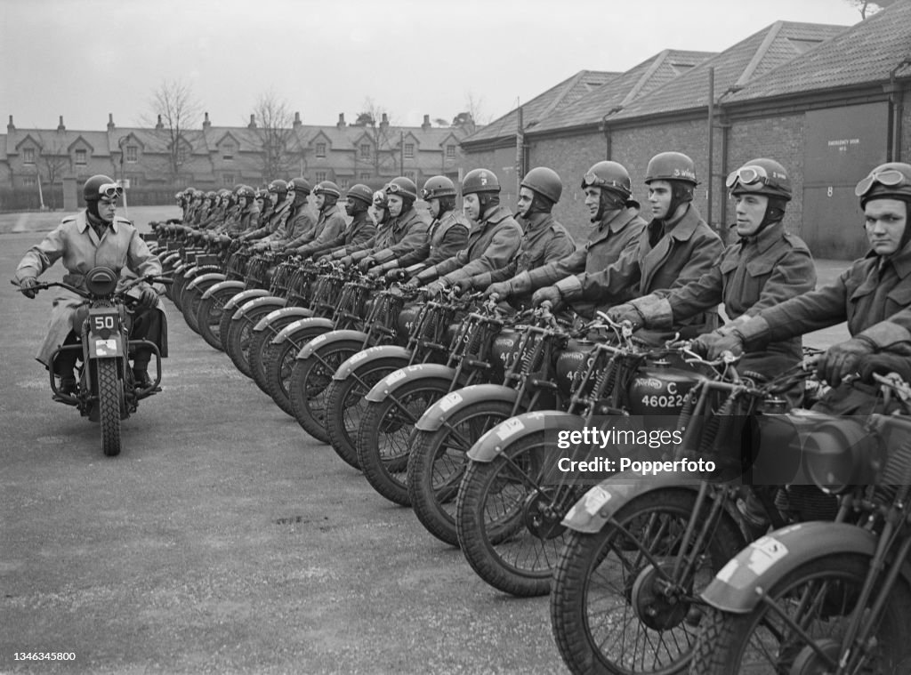 Military Post Riders The Officer in Command, a Lieutenant, makes his inspection of... News ...