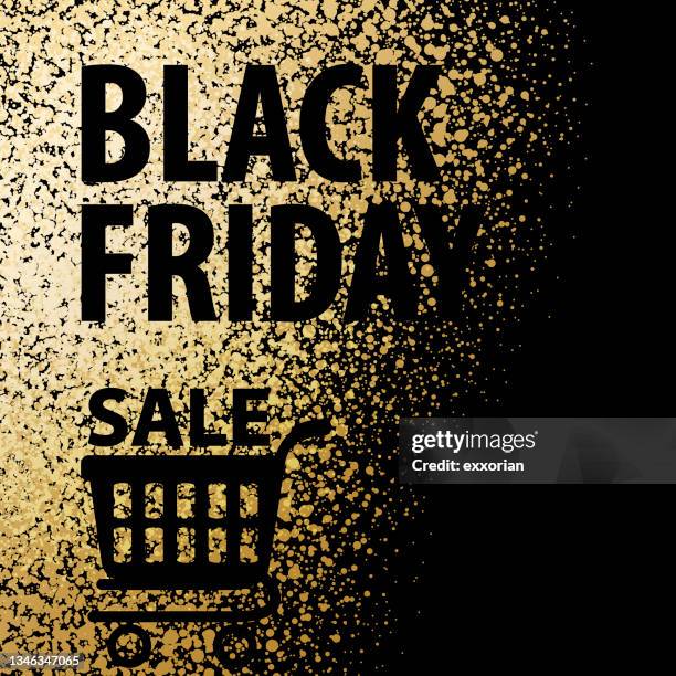 ilustraciones, imágenes clip art, dibujos animados e iconos de stock de compras de venta del black friday - powder paint