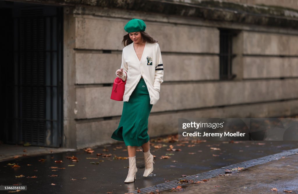 Street Style : Day Nine -  Paris Fashion Week - Womenswear Spring Summer 2022