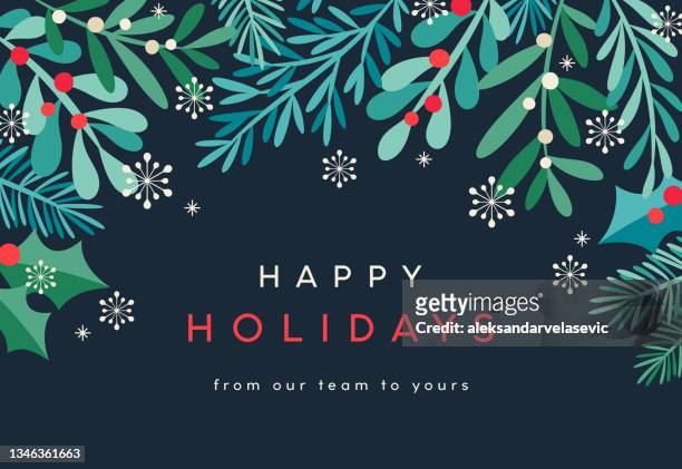 holiday christmas background - winter stock illustrations