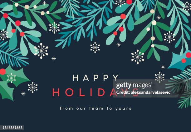 holiday christmas background - holly 幅插畫檔、美工圖案、卡通及圖標