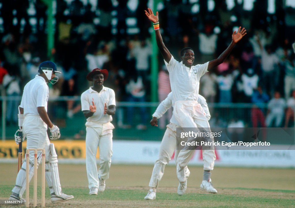 West Indies v England, 4th Test, Bridgetown, Apr 90