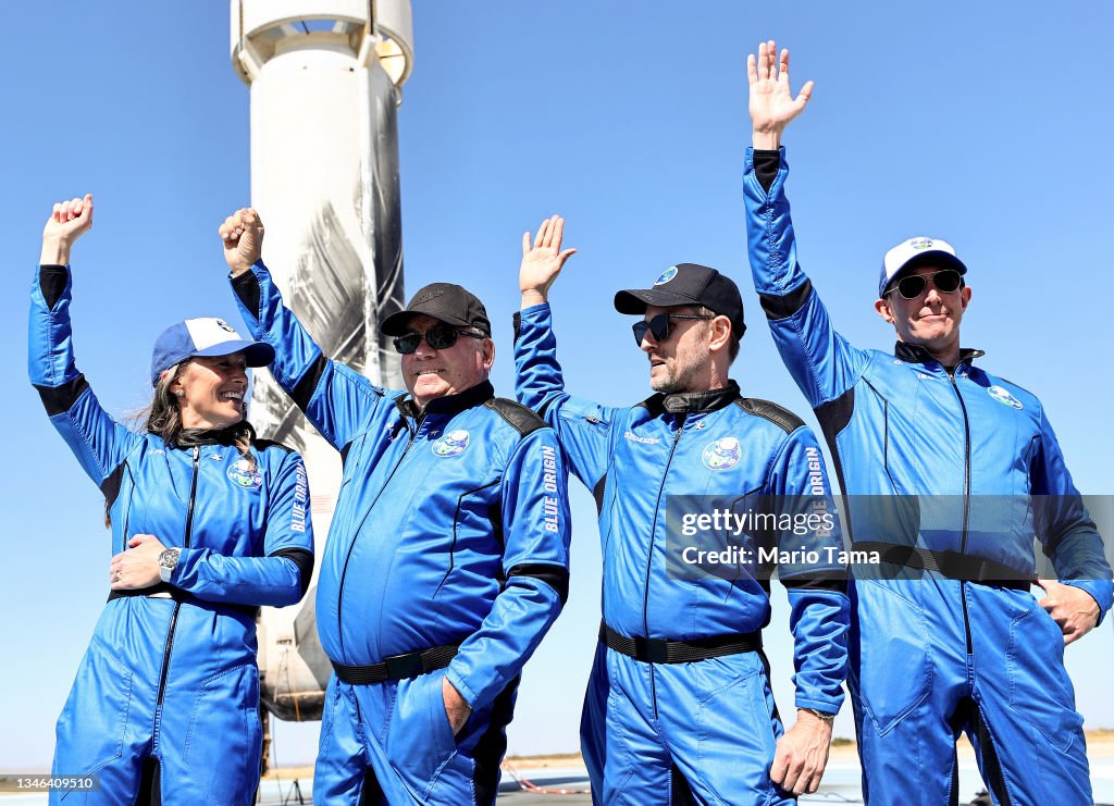 Jason Yurack Blue Origins vice president of mission and flight operations Audrey ...