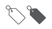 Price tag icon. Simple label tag icon for websites and apps.