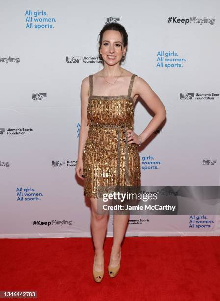 Sarah Hughes attends The Women’s Sports Foundation’s Annual Salute to Women in Sports at New York Historical Society on October 13, 2021 in New York...