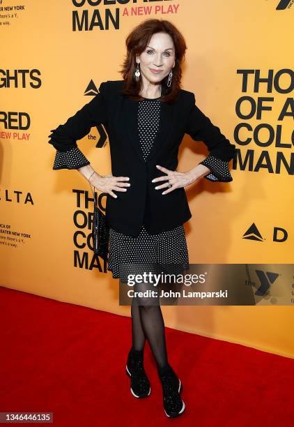 Marilu Henner attends "Thoughts Of A Colored Man" opening night at Golden Theatre on October 13, 2021 in New York City.