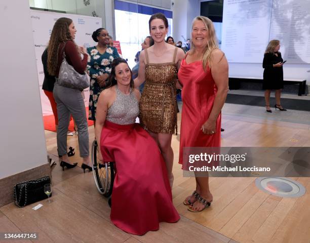 Tatyana McFadden, Sarah Hughes, and Dawn Riley attend The Women’s Sports Foundation’s Annual Salute to Women in Sports at New York Historical Society...