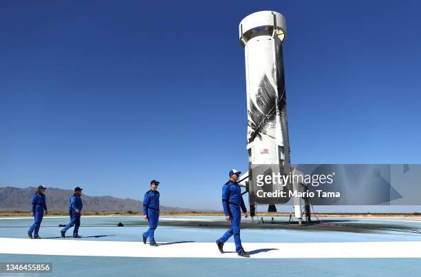 Blue Origin vice president of mission and flight operations Audrey Powers, Star Trek actor William Shatner, Planet Labs co-founder Chris Boshuizen...