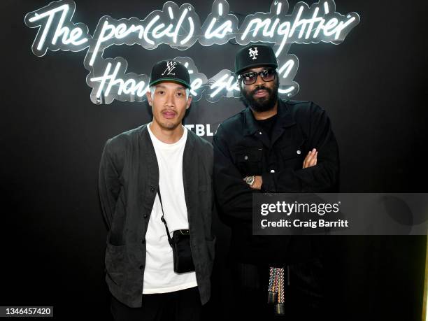 Public School designers Dao-Yi Chow and Maxwell Osborne attend as Montblanc partners with Public School New York to launch a new environmentally...