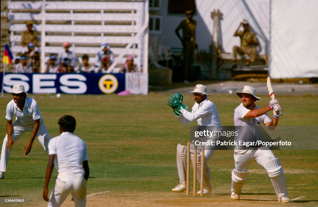 India v England, 1st Test, Bombay, November 1984