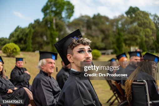 Growing Graduation Group Of Graduates At The Graduation Ceremony High-Res Stock Photo ...