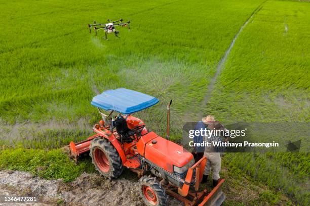 agricultural drone - drone agriculture ストックフォトと画像