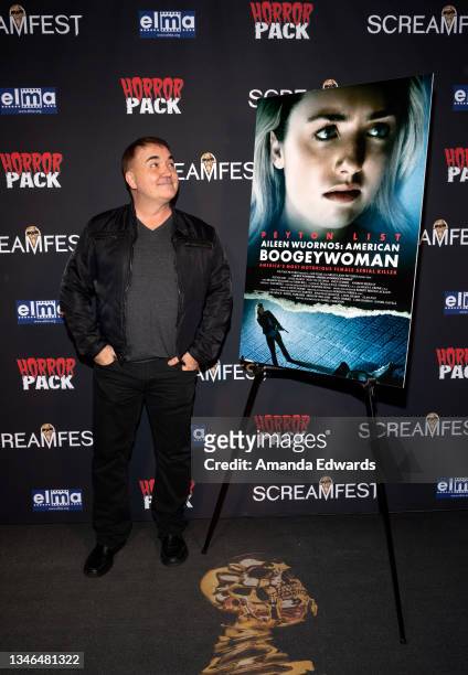 Director Daniel Farrands attends the 2021 Screamfest Horror Film Festival Screening of "Aileen Wuornos: American Boogeywoman" at the TCL Chinese 6...