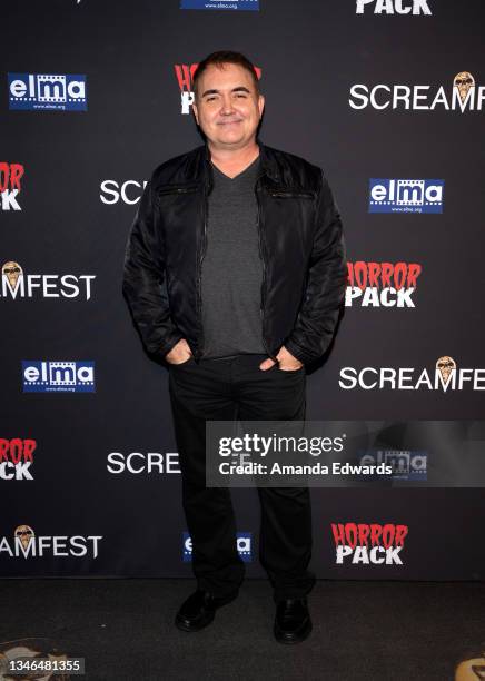 Director Daniel Farrands attends the 2021 Screamfest Horror Film Festival Screening of "Aileen Wuornos: American Boogeywoman" at the TCL Chinese 6...