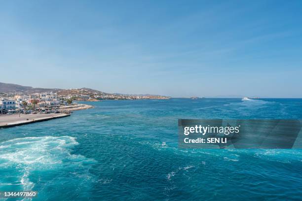 landscapes of aegean islands in greece - aegean sea stock pictures, royalty-free photos & images