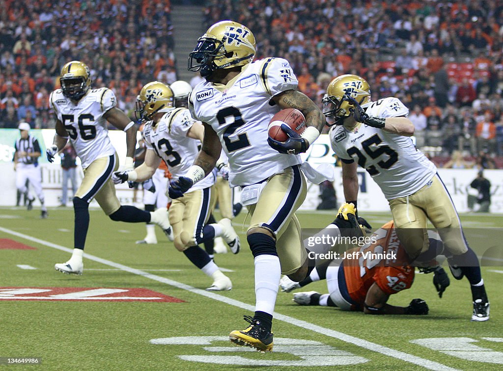 99th Grey Cup - Winnipeg Blue Bombers v BC Lions