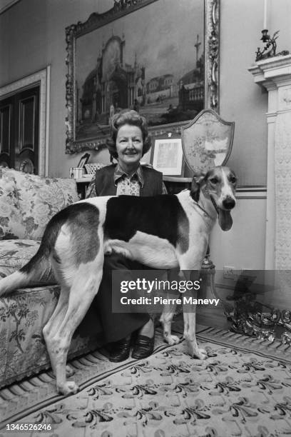 Lavinia Fitzalan-Howard, the Duchess of Norfolk , UK, September 1974. She married Bernard Fitzalan-Howard, 16th Duke of Norfolk in 1937.