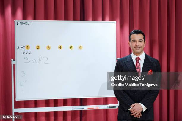 male argentine tango instructor teaching the dance theory. - man reliable learning stock pictures, royalty-free photos & images