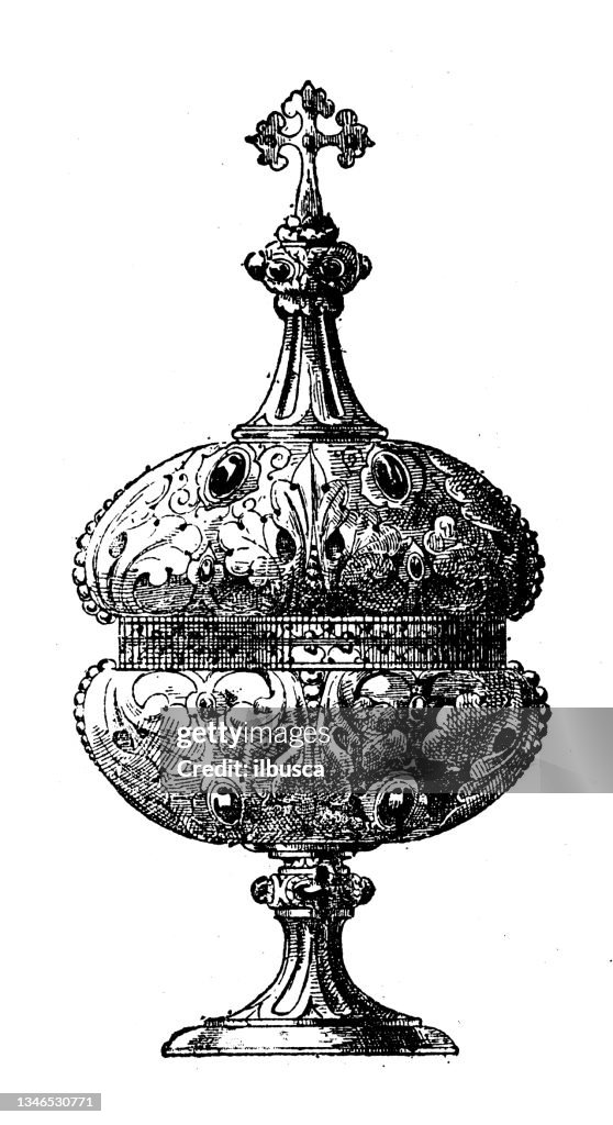 Antike Illustration: Ciborium