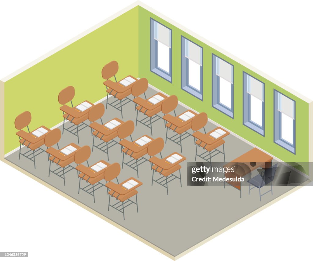 Isometric Classroom
