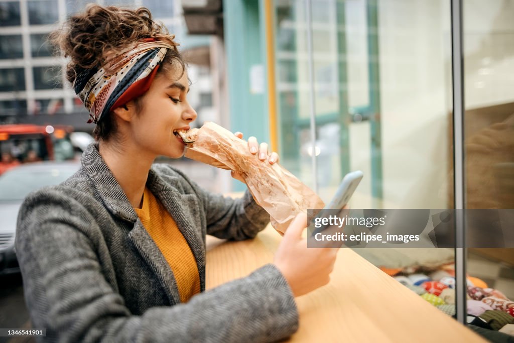 Tasting food of other cuisine