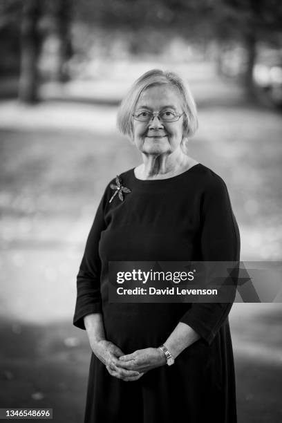 Brenda Hale, Baroness Hale of Richmond, at the Cheltenham Literature Festival, on October 11, 2021 in Cheltenham, England.