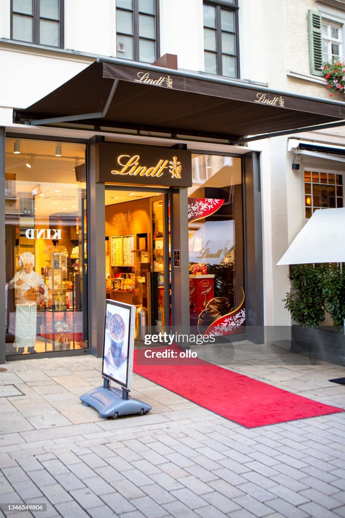 Lindt store in Wiesbaden, Germany