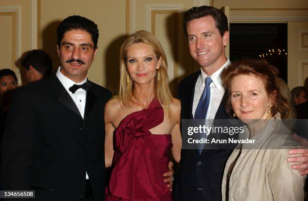 Simon Abkarian, Joan Allen, Mayor Gavin Newsom, and Sally Potter