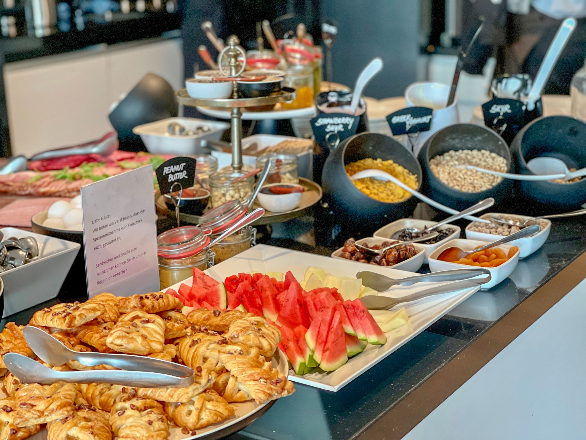 lunch spread hotel