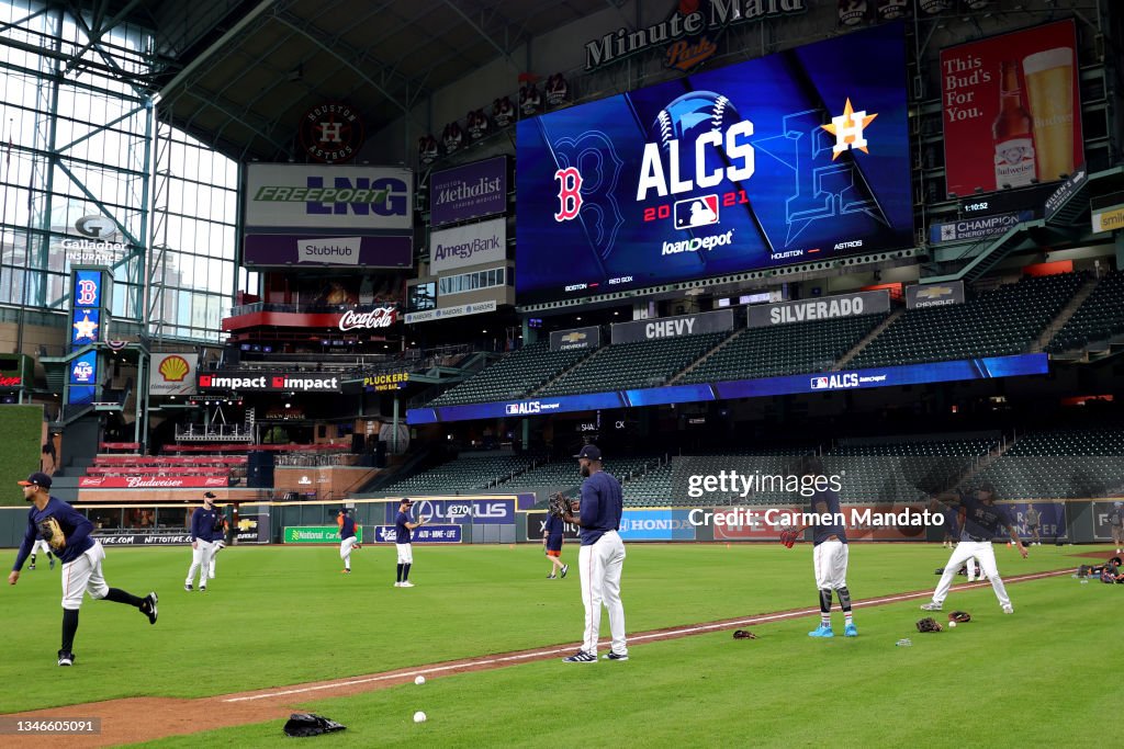 American League Championship Series - Workout Day