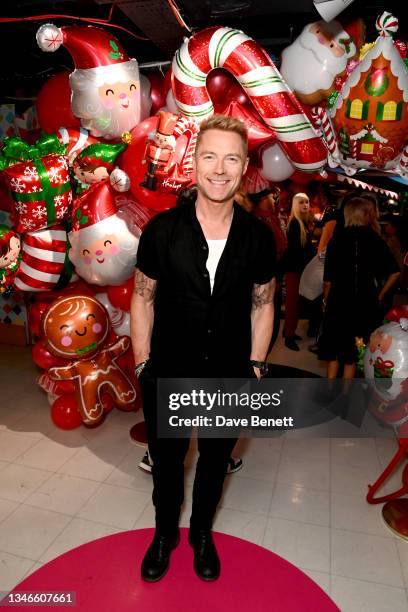 Ronan Keating attends the launch of Hamley's Top 10 Toys for Christmas list at the Regent St Store on October 14, 2021 in London, England.