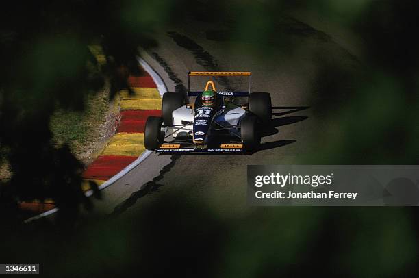 Formula Atlantic driver Rodolfo Lavin drives one of the identical Reynard Dodge V-6s during the Toyota Atlantic Championship, Round 10 for the...