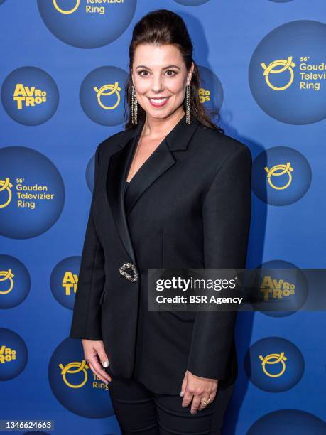 Rozemarijn Moggre seen during the 2021 Gouden Televizier Ring-Gala in Koninklijk Theater Carré on October 14, 2021 in Amsterdam, Netherlands.